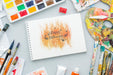 Free Halloween Artistic Draw On Notebook Psd