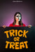 Free Halloween Mockup With Woman Behind Big Board Psd