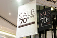 Free Hanged Sale Discount Posters Psd