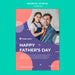 Free Happy Father'S Day Concept Poster Mock-Up Psd