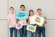 Free Happy Friends Posing Psd