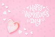 Free Happy Valentine'S Day Concept With Heart Psd