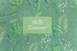 Free Hello Summer Card Mockup With Nature Concept Psd