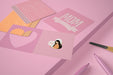 Free High Angle Arrangement For Mother'S Day With Card Psd