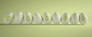Free High Angle Easter Egg Collection On Table Psd