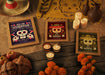 Free High View Variety Of Dia De Muertos Mock-Up With Skull Psd