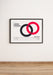 Free Horizontal Framed Poster Template Mockup Hanged On Wall Psd