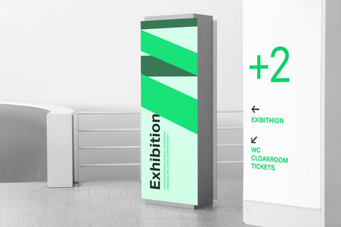 Free Indoor Signage Mockup