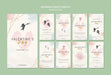 Free Instagram Stories Template For Valentine'S Day Psd