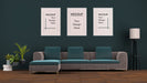 Free Interior Design With Modern Couch Psd