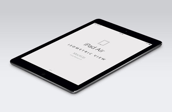 Free Ipad Air Perspective Mockup