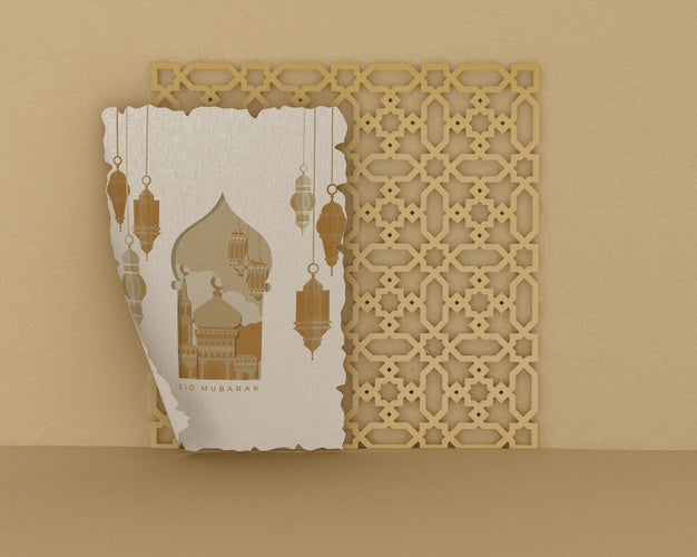 Free Islamic Shapes Concept Mock-Up Psd