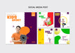 Free Kids Sport Social Media Template Psd