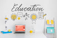 Free Laptop With Mockup Screen In Clean And Tidy Workspace. Education Theme Psd