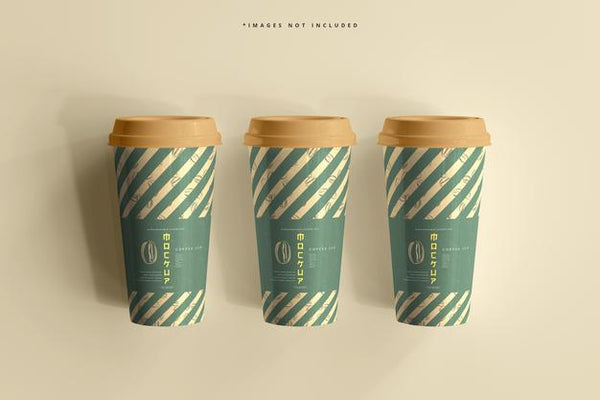 Free Large Size Biodegradable Paper Cup Mockup Psd