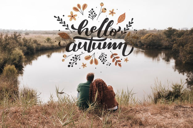 Free Long Shot Of Couple Looking Away Psd