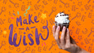 Free Make A Wish Message With Cake For Birthday Party Psd