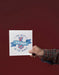 Free Man Holding Cardboard Mock-Up Psd