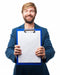 Free Man With A Checklist Psd