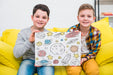 Free Medium Shot Cool Kids With Drawing Psd