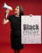 Free Mega Sales Available On Black Friday Psd