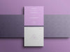 Free Minimal Business Card Mockup Psd