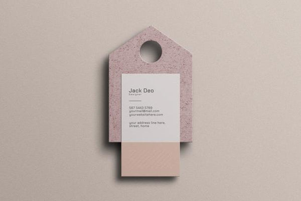 Free Minimal Business Card Mockup Psd