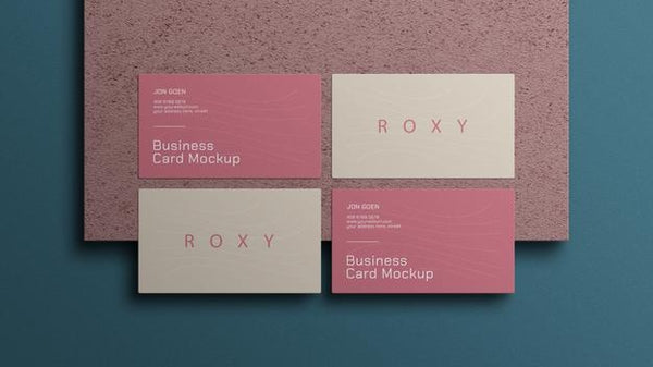 Free Minimal Business Card Mockup Psd