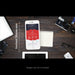 Free Mobile Phone On Desk Mock Up Psd