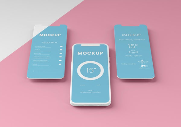 Free Mobile Phone User Interface Mock-Up Psd