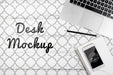 Free Mock-Up Devices On Workplace Psd