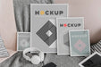 Free Mock Up Frame On Couch Psd