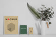 Free Mock Up Frame On Desk Psd