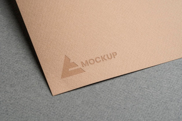 Free Mock-Up Logo Design On Stationery Accessories Psd