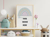 Free Mock Up Poster Frame In Children'S Room Psd