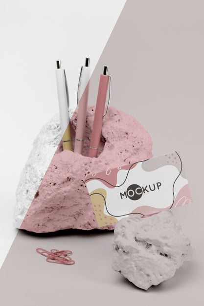 Free Mock Up Stones Psd