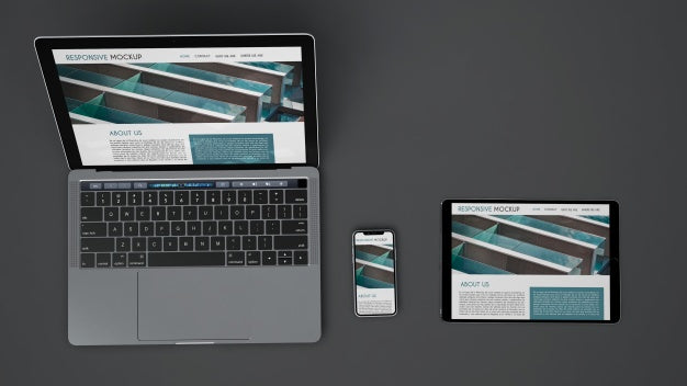 Free Mockup Of Electronic Devices Psd