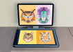 Free Monitor And Tablet With Artistic Draw Psd