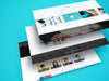 Free Multiple Web Screens Perspective Psd Mockup