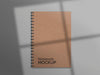 Free Natural Notebook With Shadow Mockup Psd