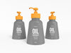 Free Oil Dispenser Pump Bottle Packaging Mockup Psd