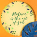 Free Painted Leaf Beside Paper Shape Concept Psd