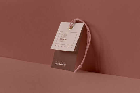 Free Paper Tag Design Mockup Psd