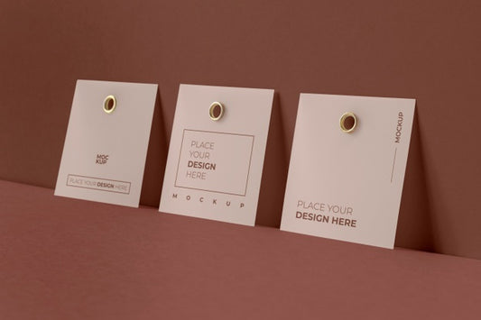 Free Paper Tag Design Mockup Psd