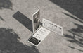 Free Phone Mockup On Concret Wall With Shadow Psd