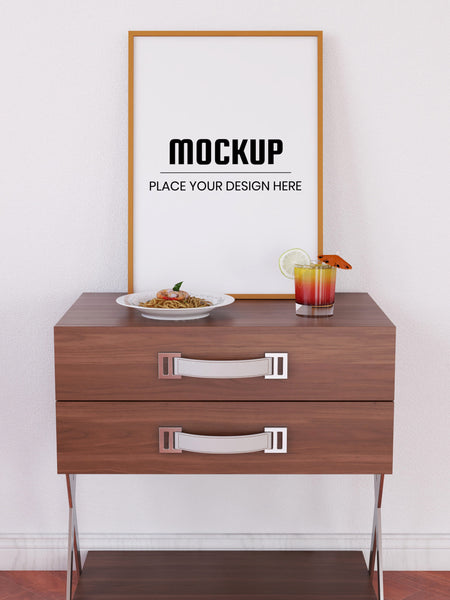 Free Photo Frame Mockup Realistic On The Desk Vol.2