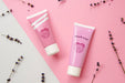 Free Pink Hand Cream Bottles Mock-Up Psd