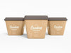 Free Plastic Cookie Container Packaging Mockup Psd
