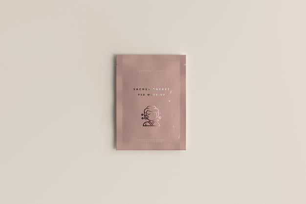 Free Plastic Sachet Packet Mockup Psd
