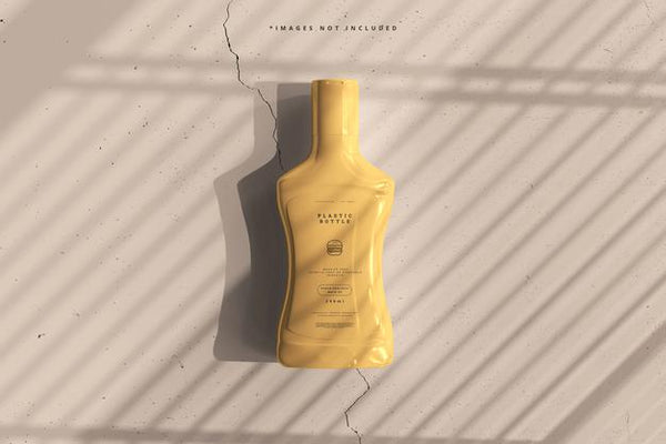 Free Plastic Sauce Bottle Mockup Psd